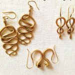 Snake Earings Gold